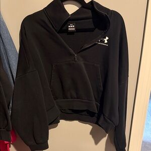 Under Armour Black Half-Zip Pullover Sweatshirt